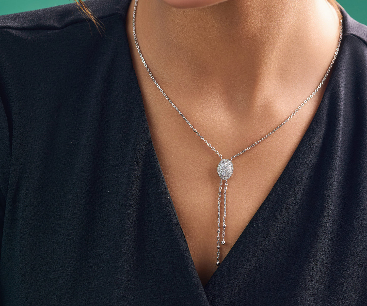 The Oval Tassel Pendant