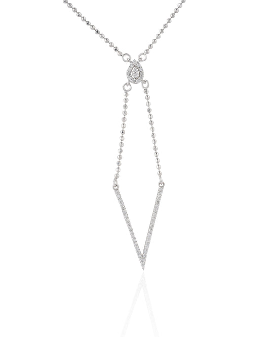 The Geometric V Pendant