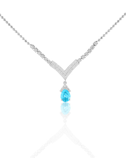 Azure Vista Chevron Pendant