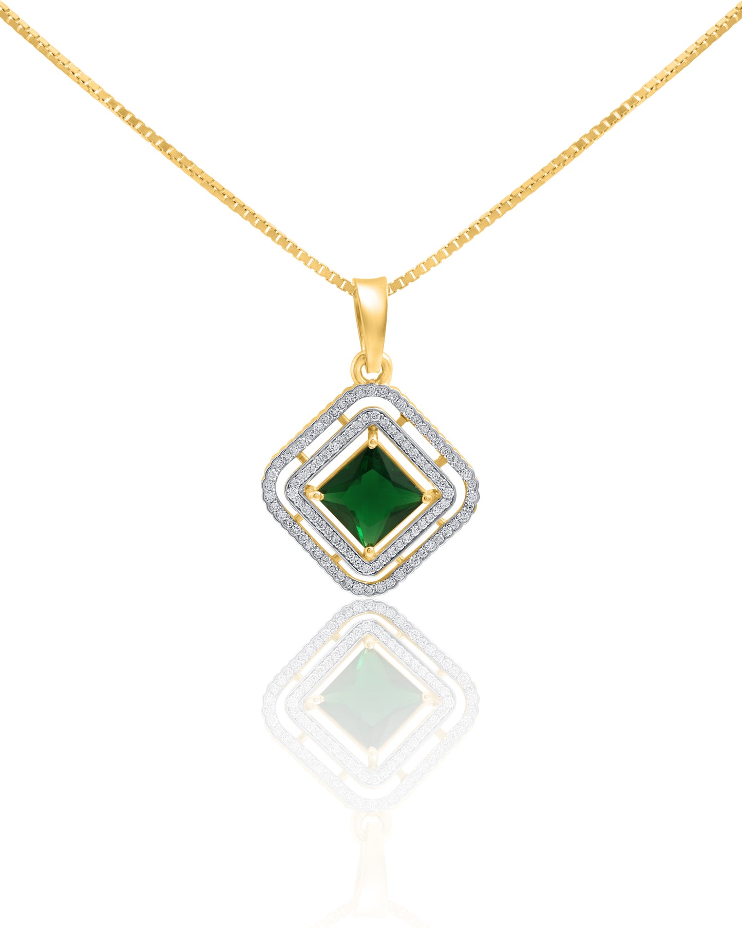 Verdant Majesty Emerald Necklace
