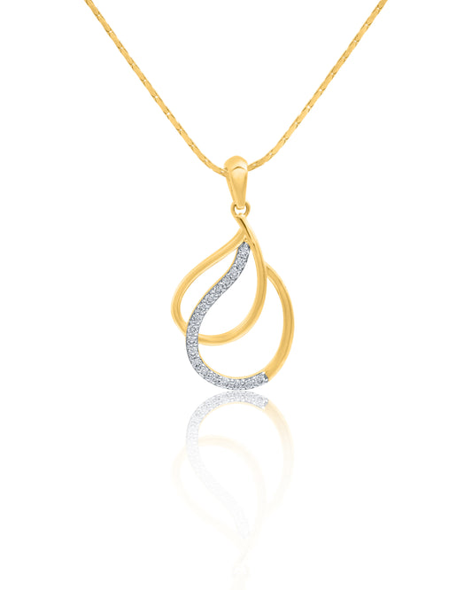 Teal Alpha Geometric Necklace