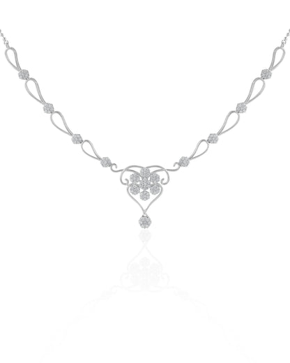 The Floral Waltz Necklace & Earrings Set