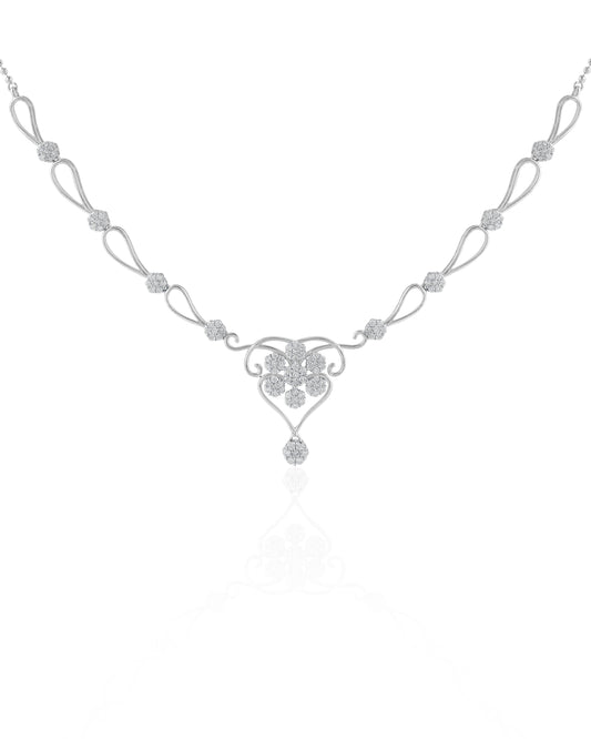 The Floral Waltz Necklace & Earrings Set