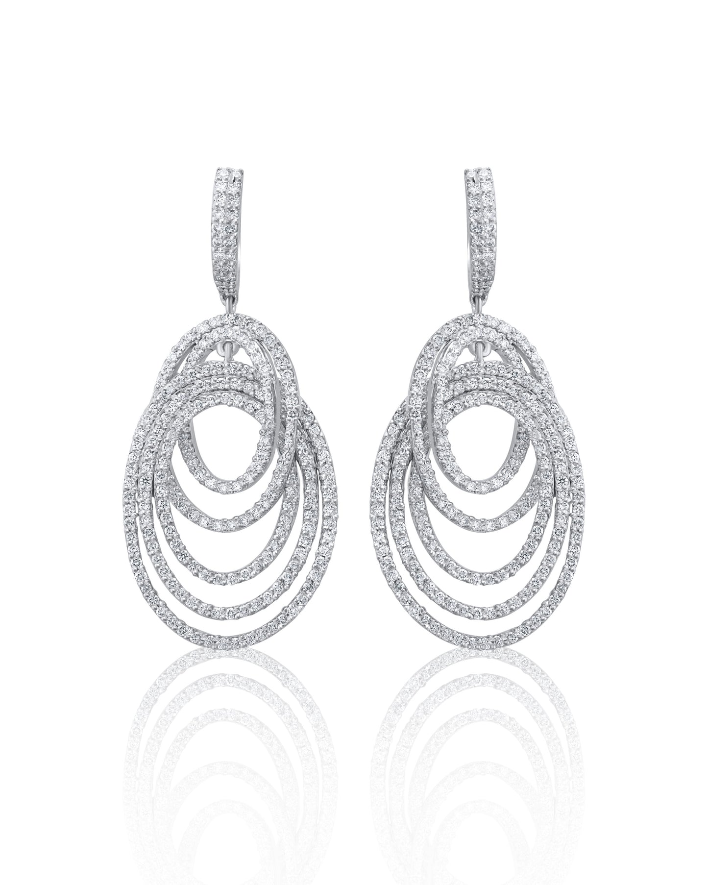 Halo Orbit Drop Earrings