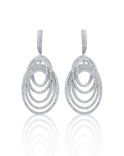 Halo Orbit Drop Earrings