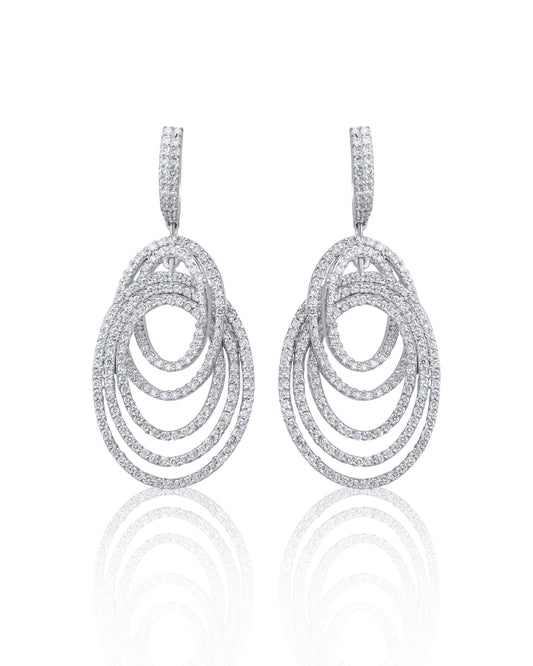 Halo Orbit Drop Earrings