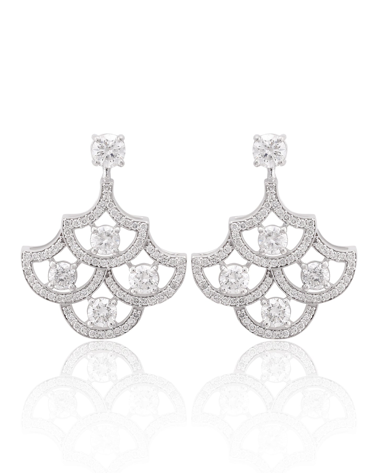 Lumina Infinity Drop Earrings