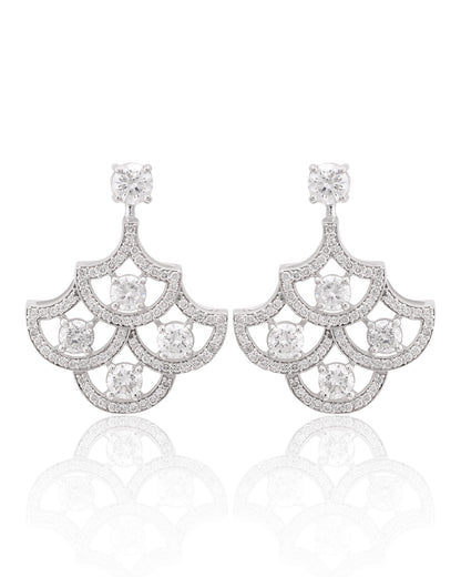 Lumina Infinity Drop Earrings