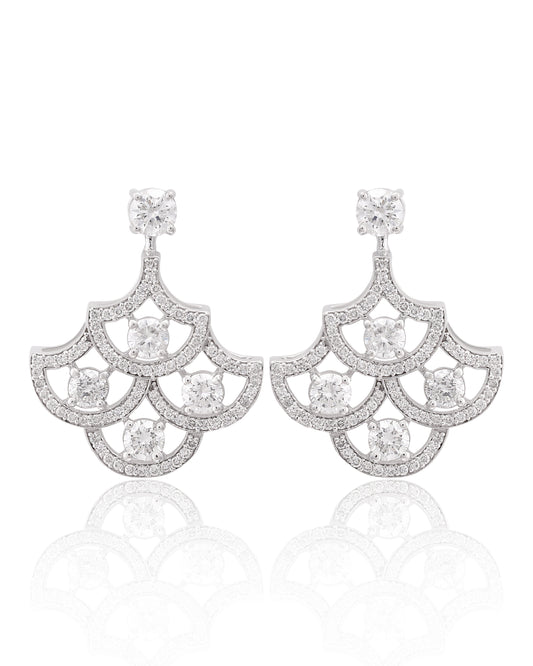 Lumina Infinity Drop Earrings
