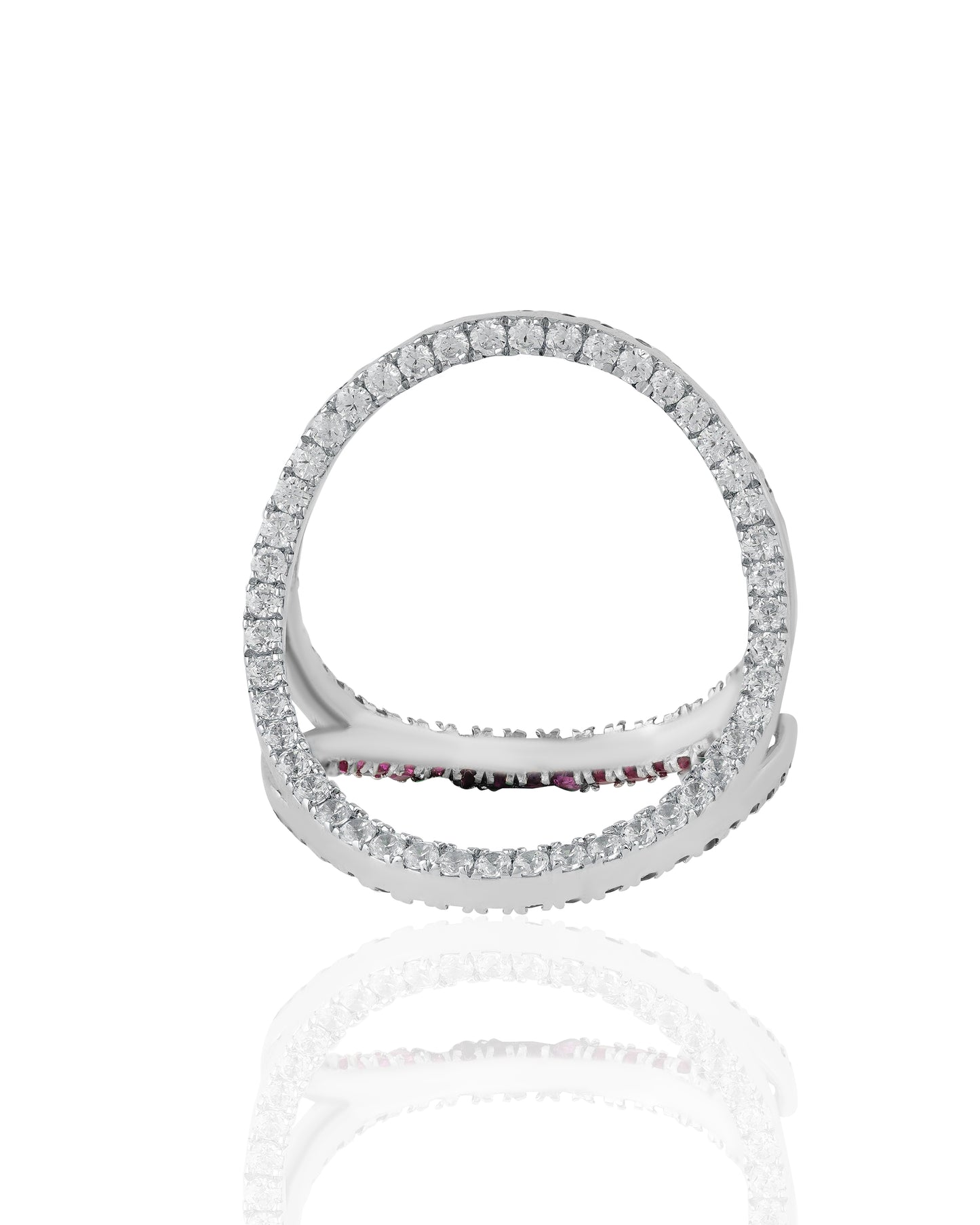 Stellar Prism Multi-Faceted Ring