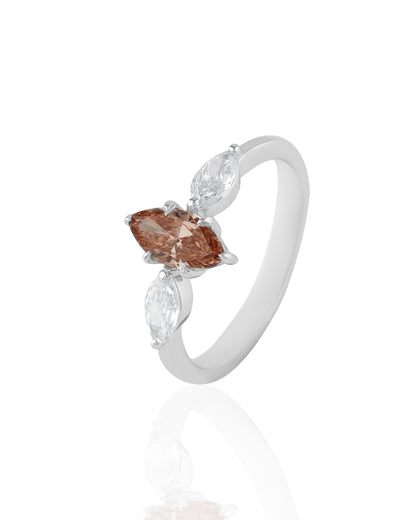 The Blush Marquise Trio Ring