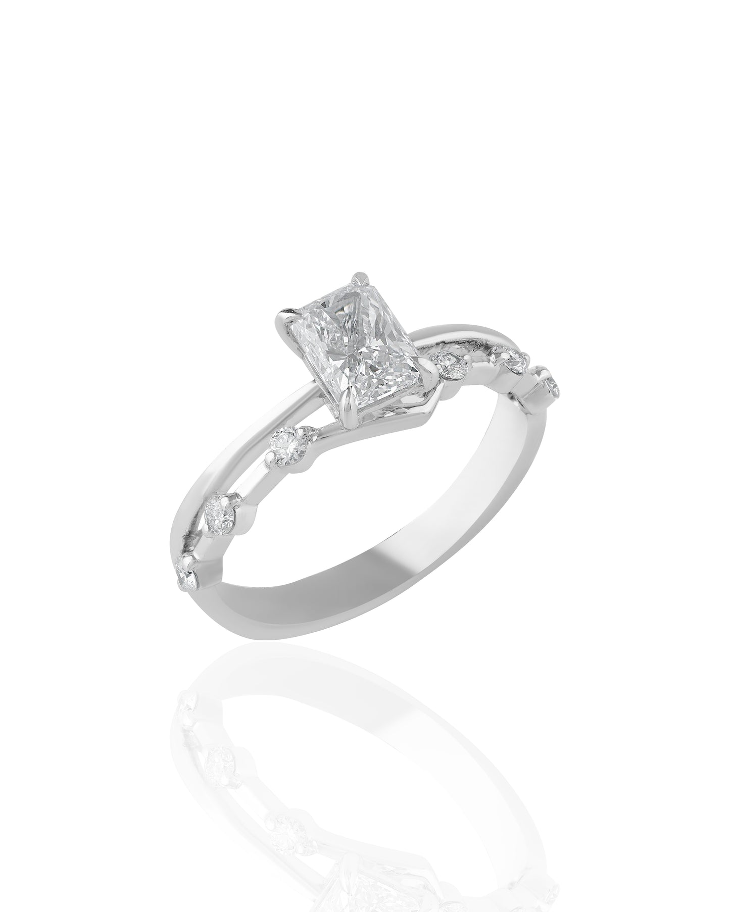 Ethereal Radiant Bubble Ring