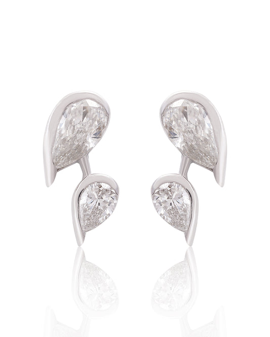 Celestial Dewdrop Stud Earrings
