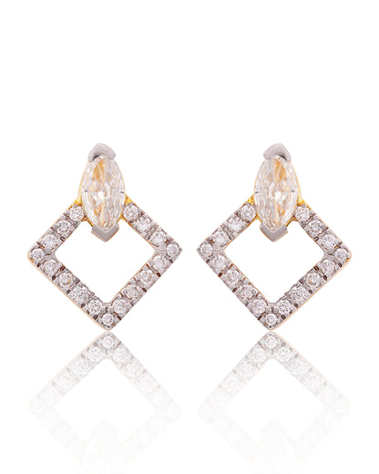 Radiant Marquise Halo Earrings