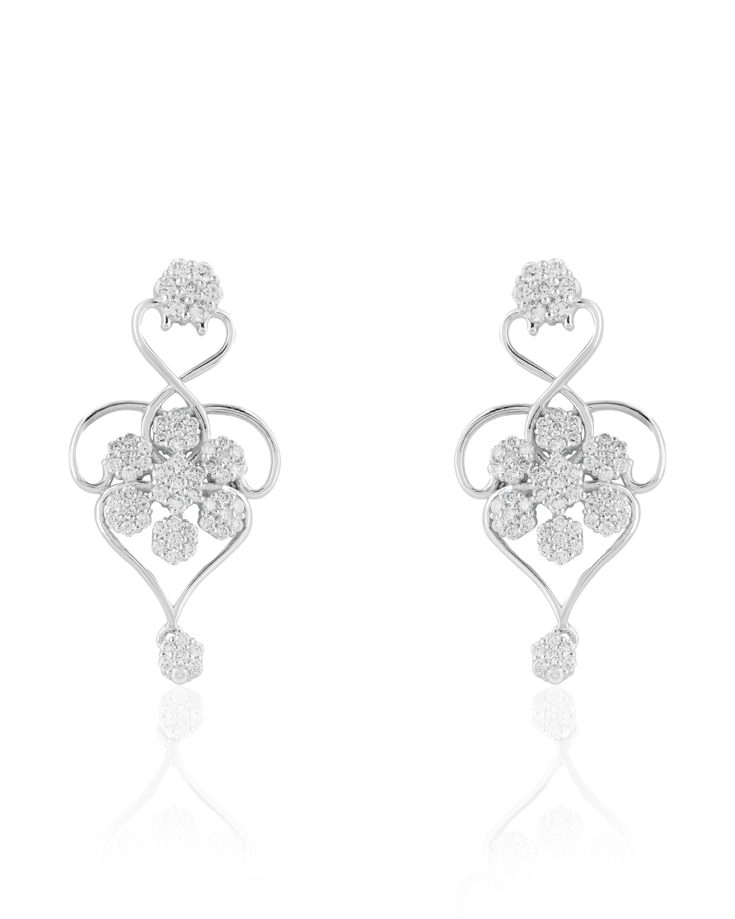 The Floral Waltz Necklace & Earrings Set