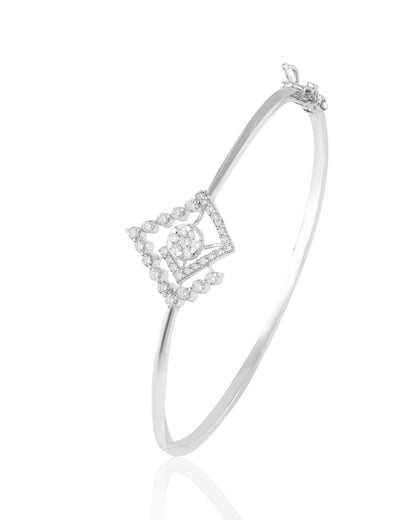 Angular Aura Diamond Bracelet | Diamond Peak Bracelet
