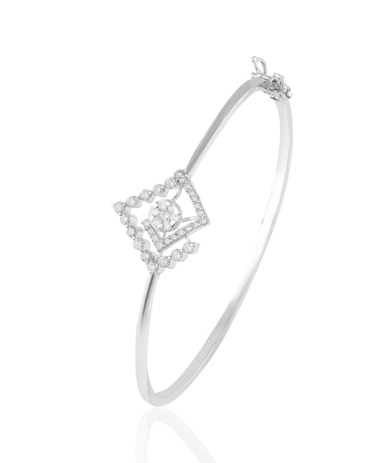 Angular Aura Diamond Bracelet | Diamond Peak Bracelet