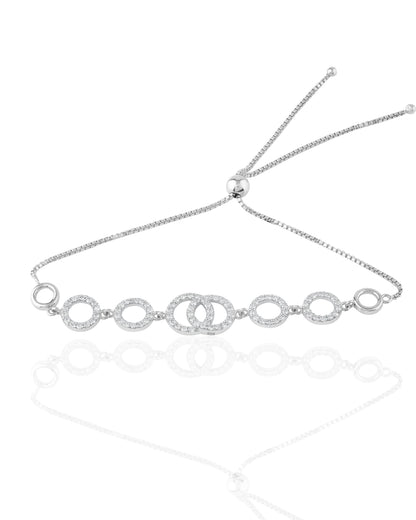Infinite Loops Diamond Bracelet