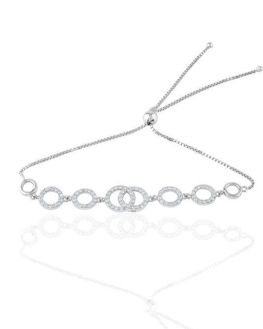 Infinite Loops Diamond Bracelet