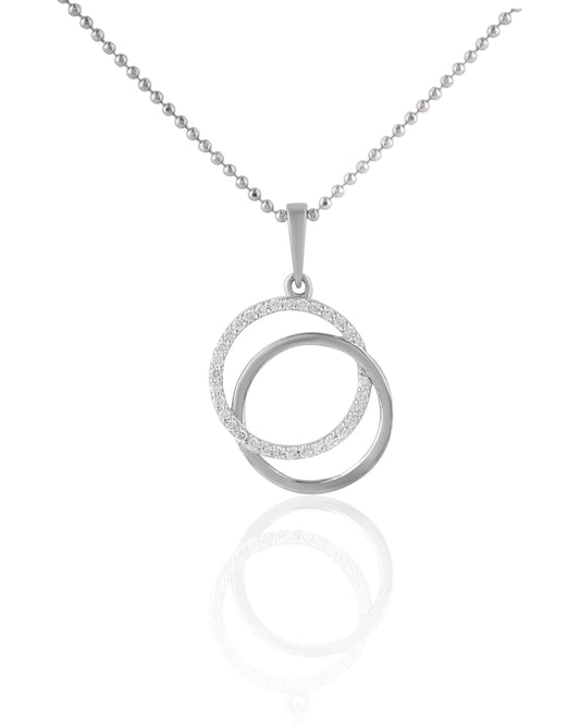 Dual Harmony Circle Necklace