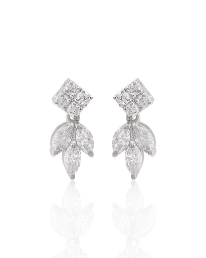 Majestic Marquise Leaf Earrings