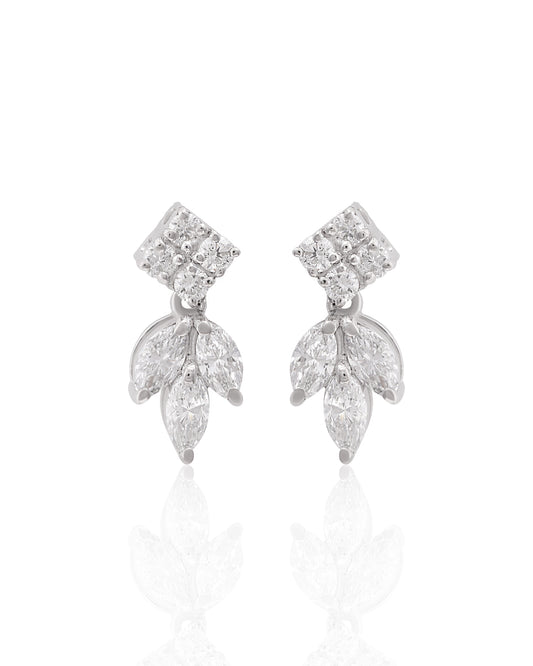 Majestic Marquise Leaf Earrings