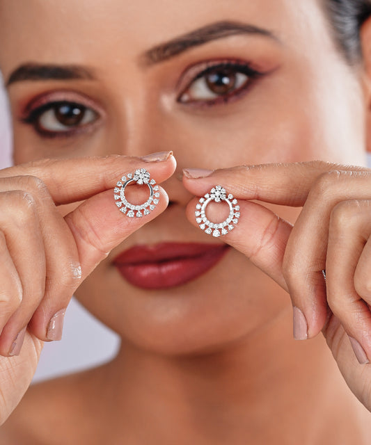 Radiant Sunburst Stud Earrings