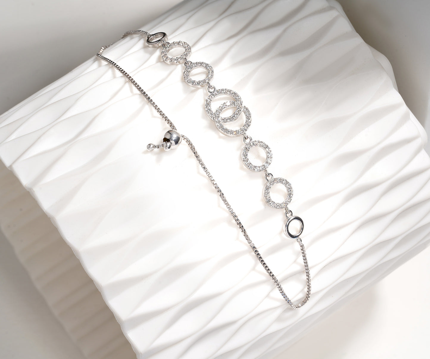 Infinite Loops Diamond Bracelet