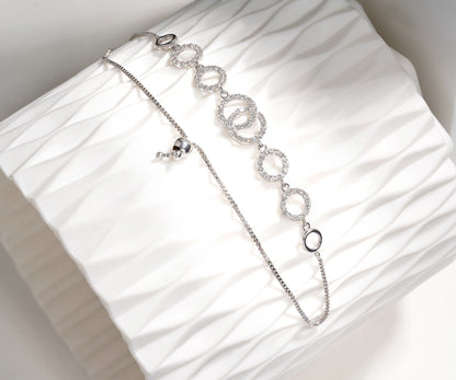 Infinite Loops Diamond Bracelet