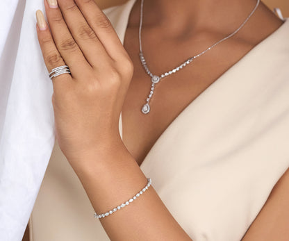The Marquise Alternating Bracelet | Leaf Sparkle Bracelet