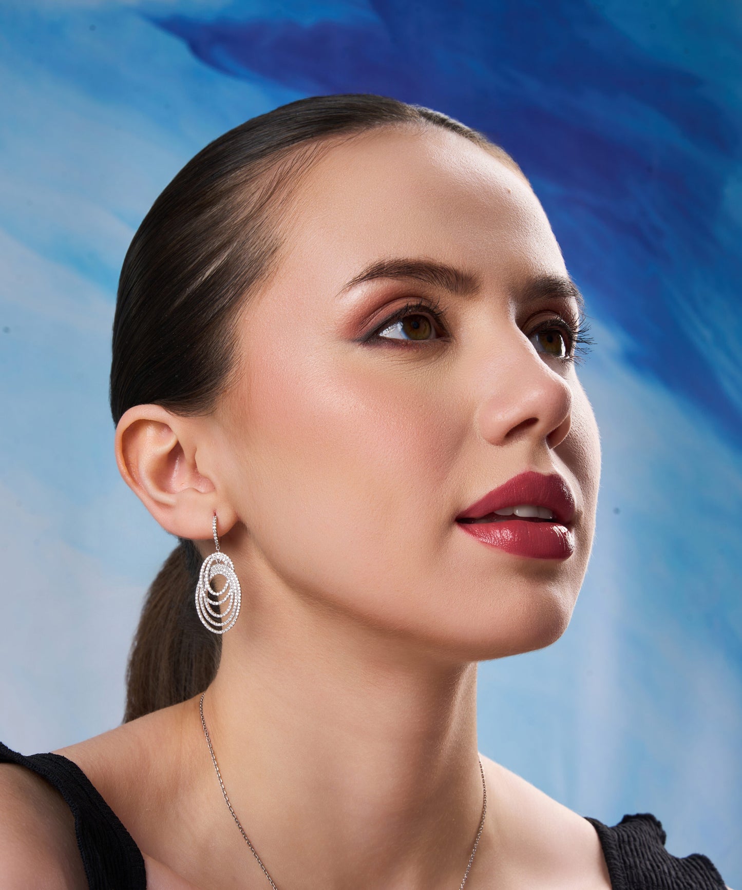Halo Orbit Drop Earrings