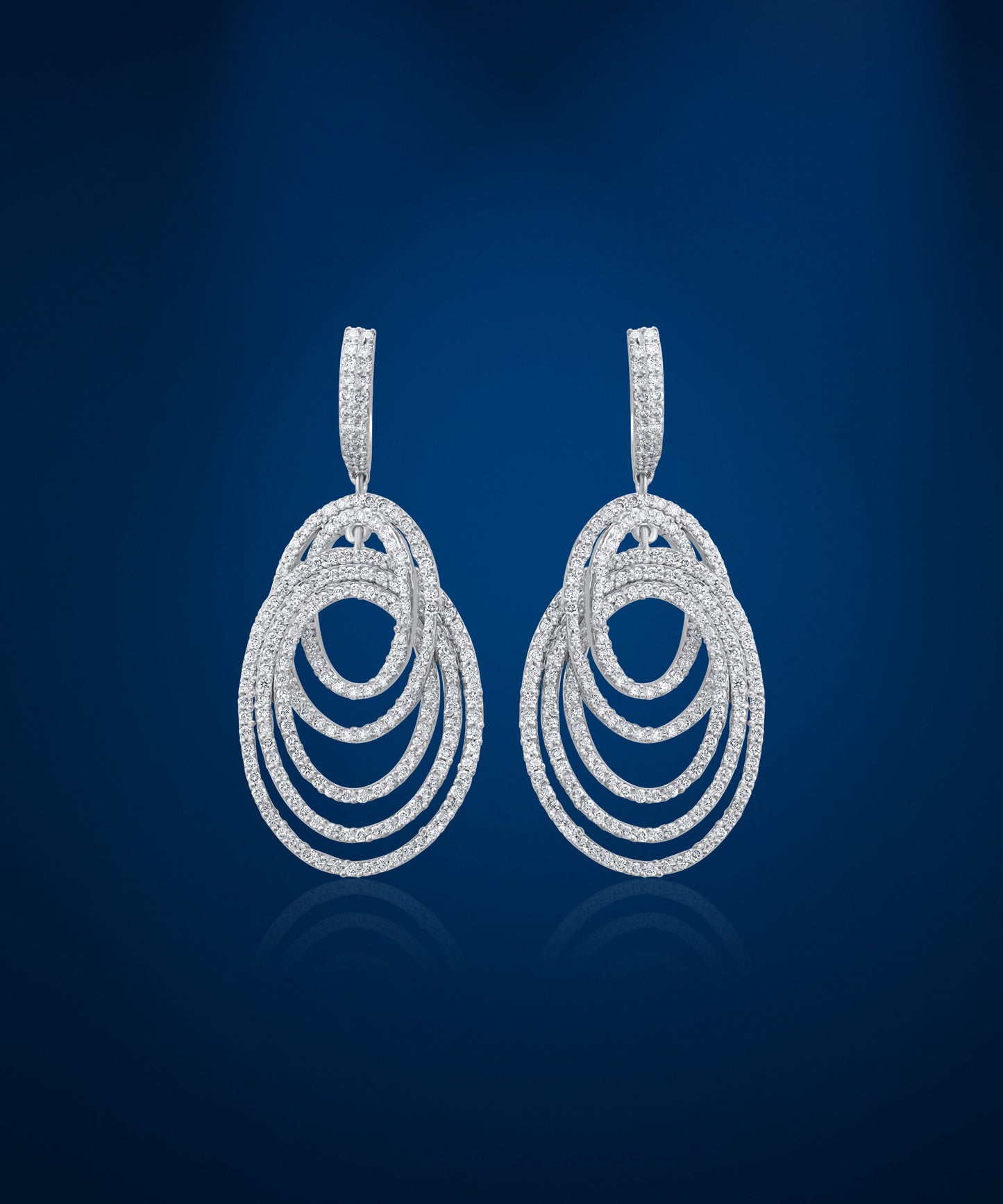 Halo Orbit Drop Earrings
