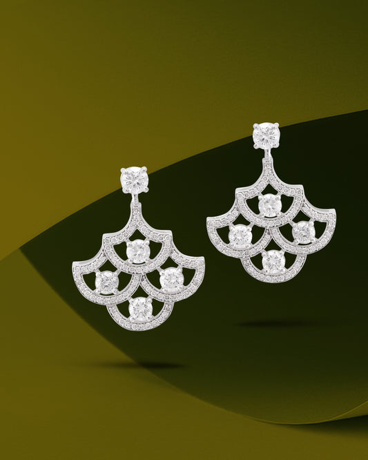 Lumina Infinity Drop Earrings