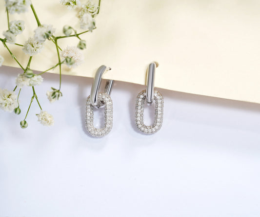 The Oval Link Hoops