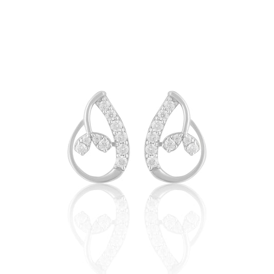 Elegant Teardrop Crystal Stud Earrings