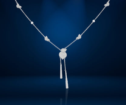 The “Flutter & Dew” Butterfly Necklace