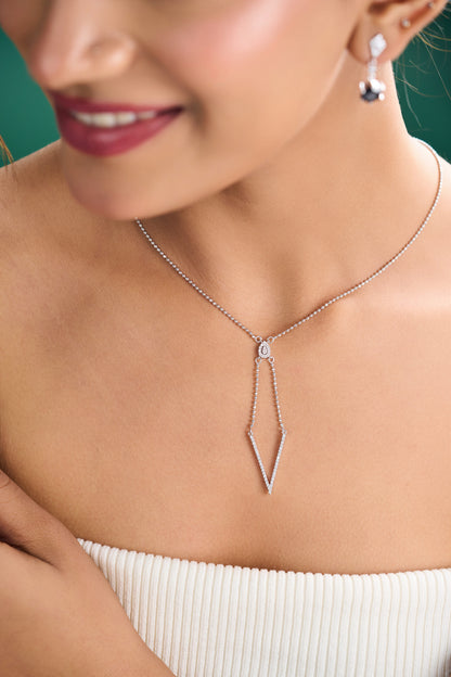 The Geometric V Pendant