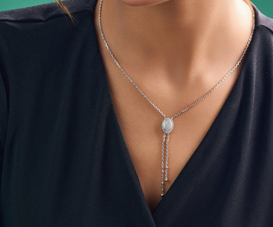 The Oval Tassel Pendant