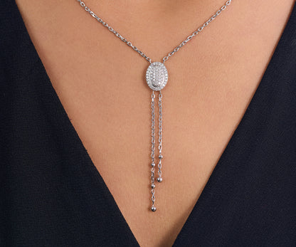 The Oval Tassel Pendant