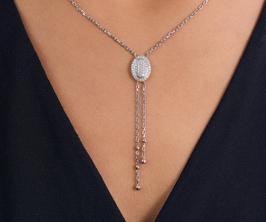 The Oval Tassel Pendant
