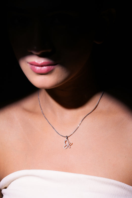 Heart & Butterfly Pendant