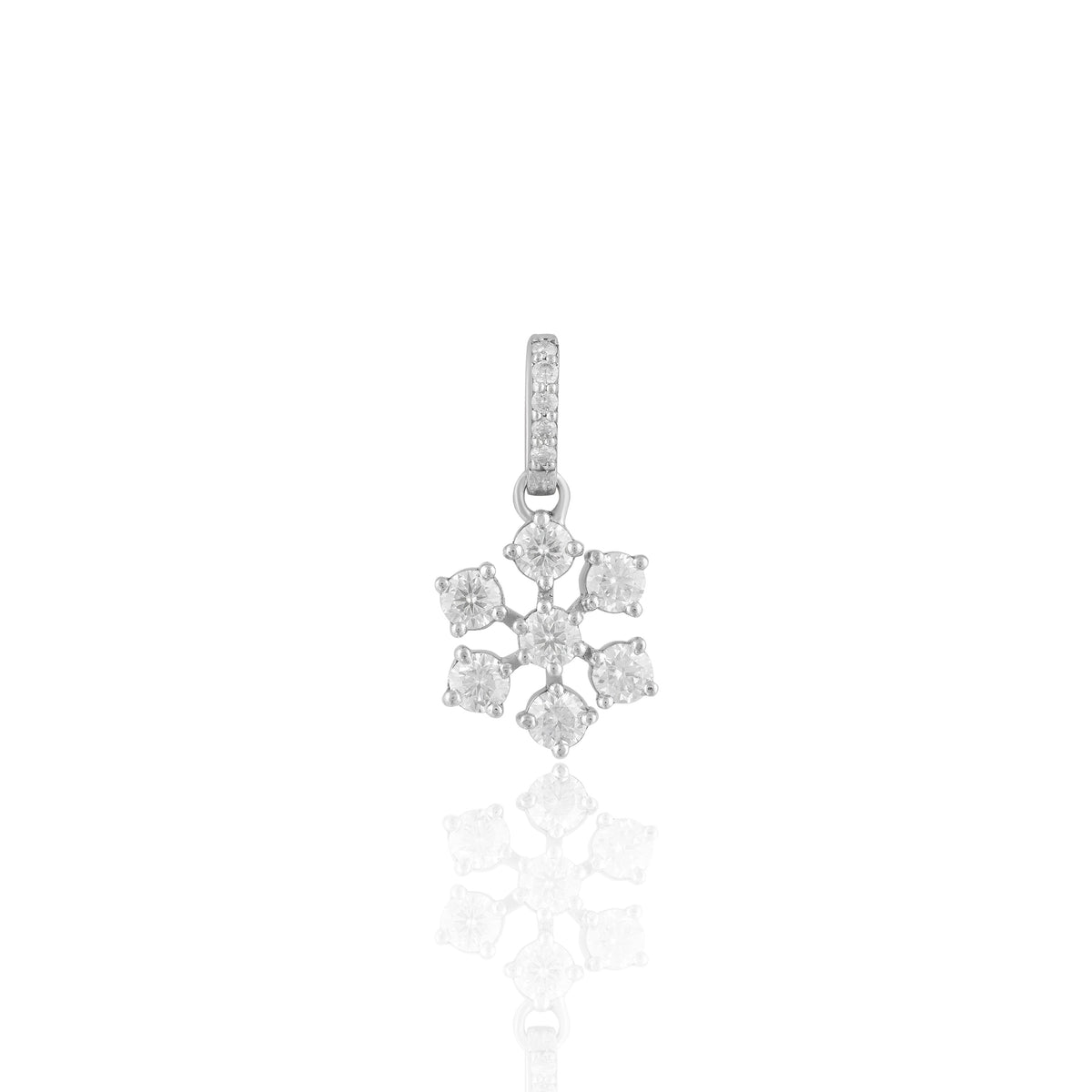 Floral Cluster Drop Pendant