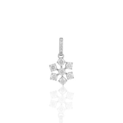 Floral Cluster Drop Pendant