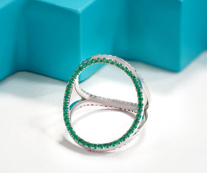 Stellar Prism Multi-Faceted Ring