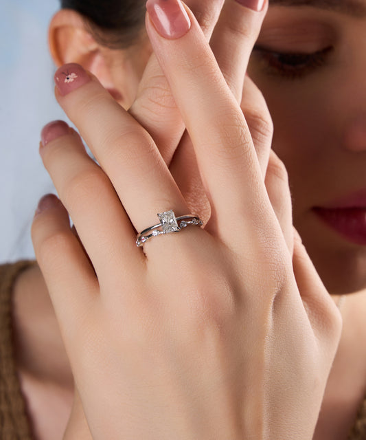 Ethereal Radiant Bubble Ring