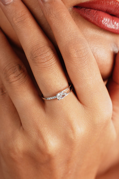 The Pear Grace Ring