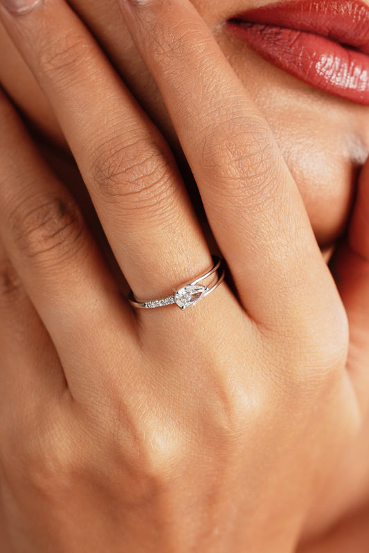 The Pear Grace Ring