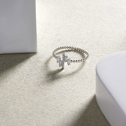 The Skyscraper Baguette Ring