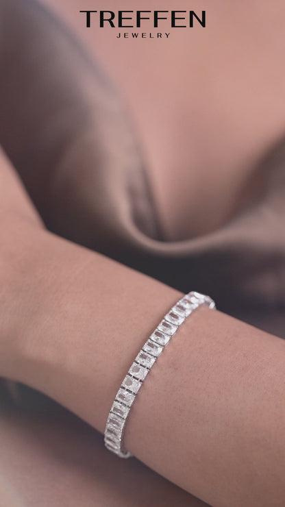 Radiant-Cut Tennis Bracelet