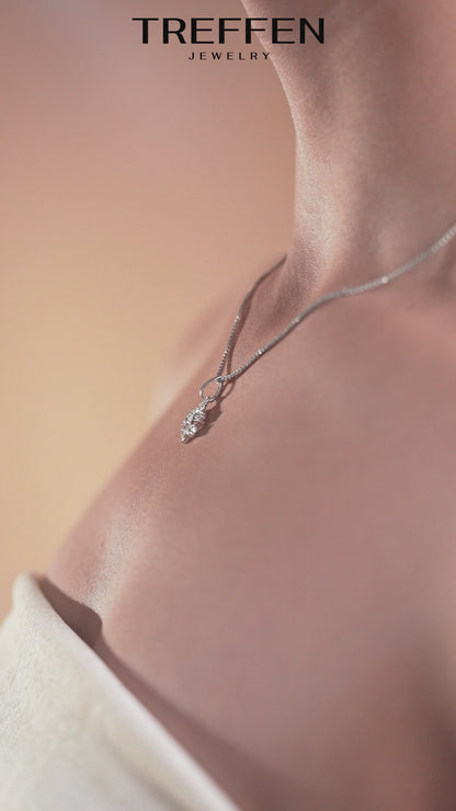 Floral Cluster Drop Pendant